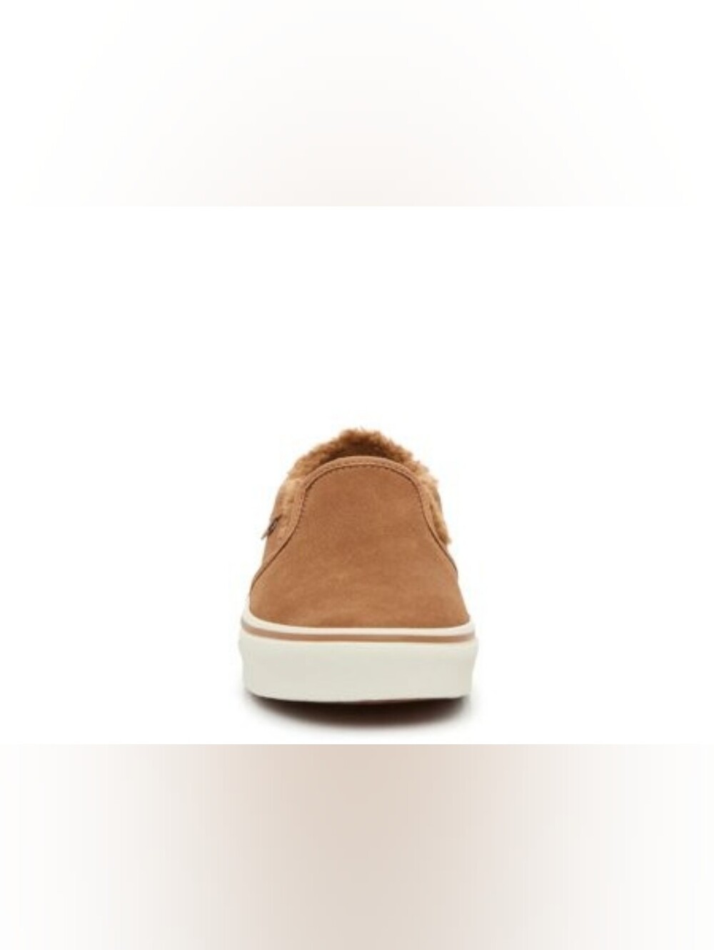 Vans Classic Slip-On Sherpa Lined Suede in Chestnut Brown - Picture 2 of 15